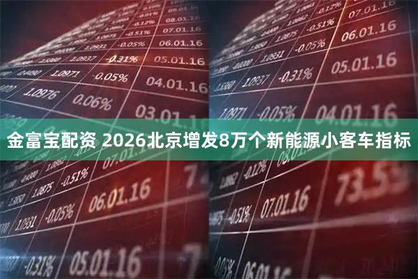 金富宝配资 2026北京增发8万个新能源小客车指标